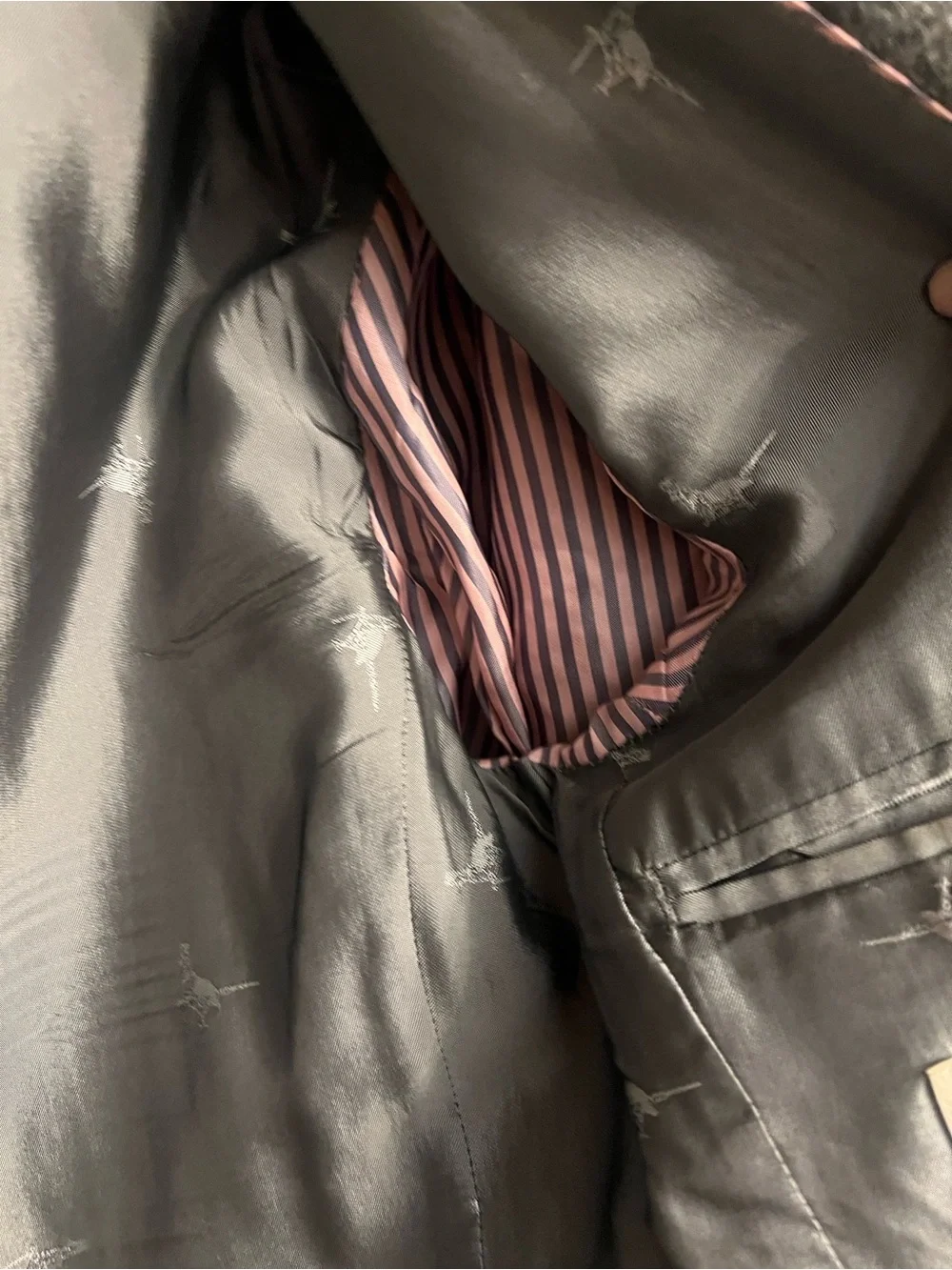 Jack Wills Gray Tweed‎ Notch Lapel Blazer